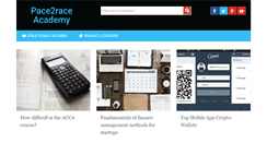 Desktop Screenshot of pace2race.com